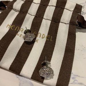 Pave Asscher studs